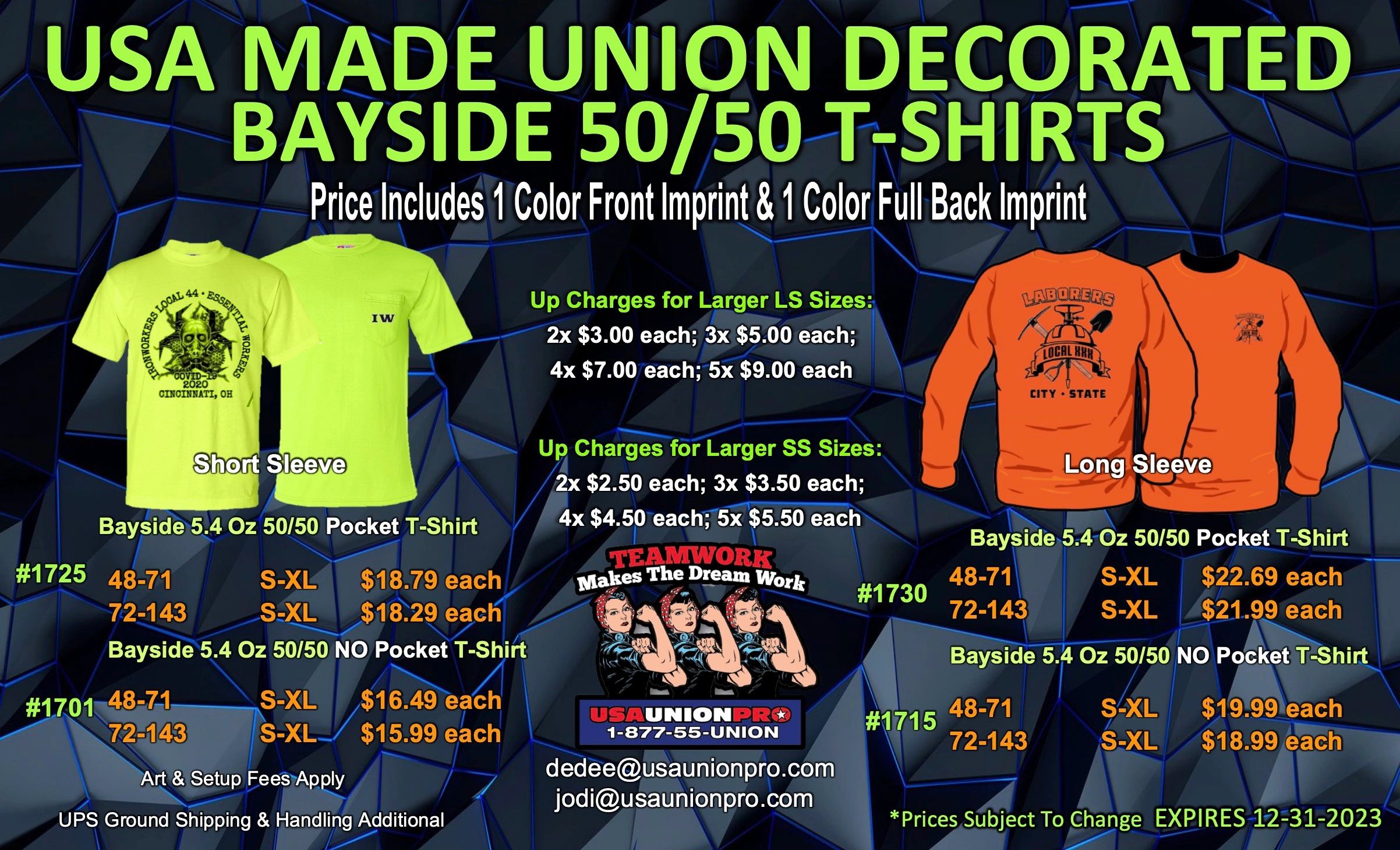 Safety Apparel USA Union Pro